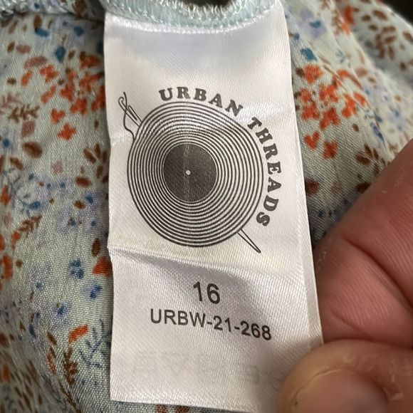 Urban Outfitters  Sz 16 Jr. Zipper Down Back Ruffle straps Nwt bundle item only - Picture 9 of 11